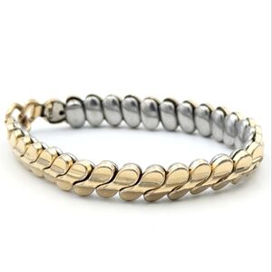 Antique gold filled top child (or tiny adult) stretch bracelet